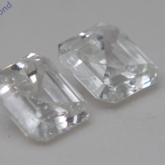 Asscher Natural Diamond Studs 14K Yellow Gold (0.98 Ct G Vs1) C54200051 - Picture 6 of 6